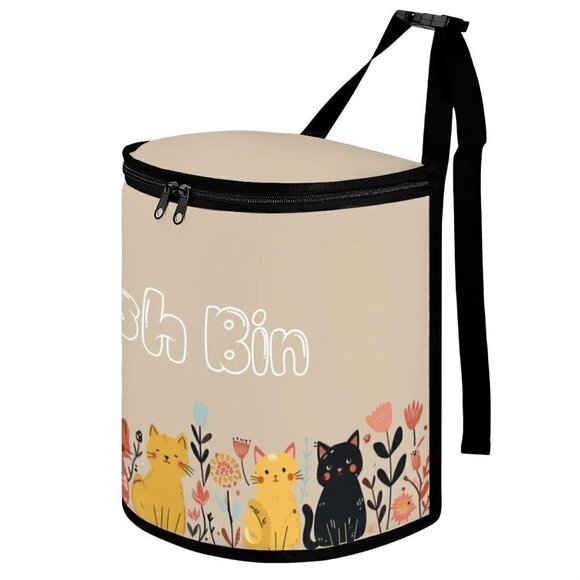 Cat Car Trash Bin, Cat Trash Bin, Trash Bin for Car, Cool Trash Bin - Picture 2 of 5
